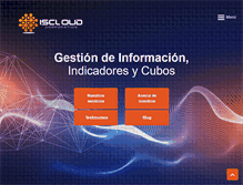 Tablet Screenshot of iscloudcorporation.com